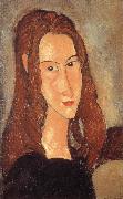 Amedeo Modigliani Portrait of Jeanne Hebuterne-Head in profile oil painting on canvas